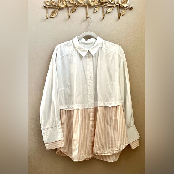 Anthropologie Layered Buttondown - Picture 1 of 3